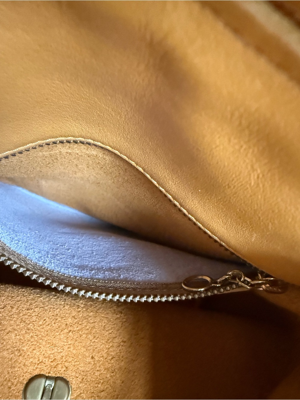 Coach Mustard Leather Drawstring Backpack - Picture 14 of 14